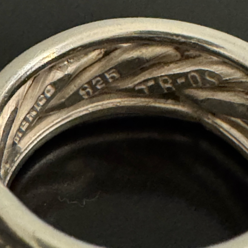 Taxco Solid Silver Braided Band - image 2